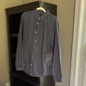 H&M Blue Gingham Button-Down Shirt